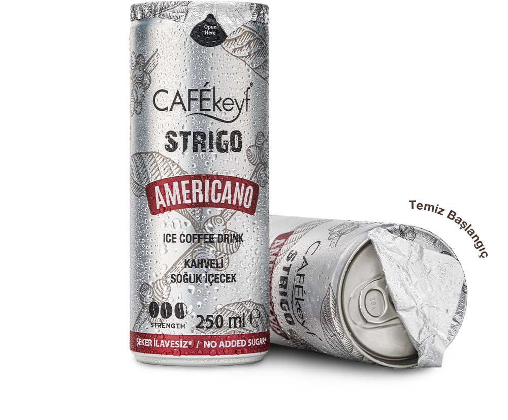 CAFEkeyf şekersiz Americano soğuk kahve