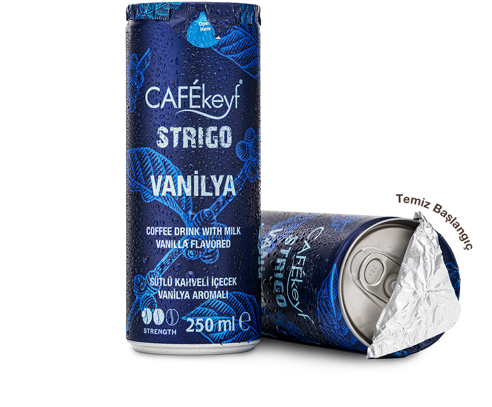 CAFEkeyf Vanilla vanilyalı sütlü soğuk kahve